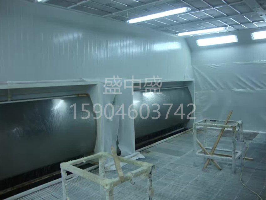 双工位喷漆内景