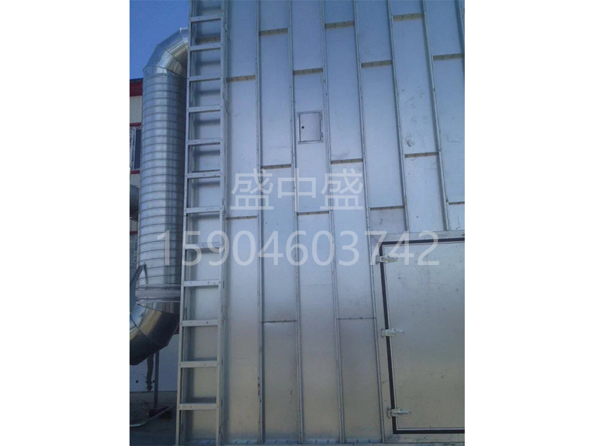 中央除尘箱体局部图